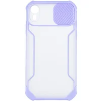 Чехол Camshield matte Ease TPU со шторкой для Apple iPhone XR (6.1") Сиреневый