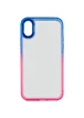 Чехол TPU+PC Fresh sip series для Apple iPhone XR (6.1") Синий / Розовый