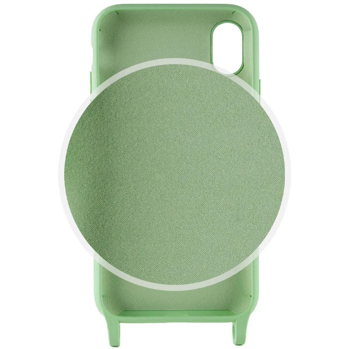 Чехол TPU two straps California для Apple iPhone XR (6.1") Зеленый / Pistachio