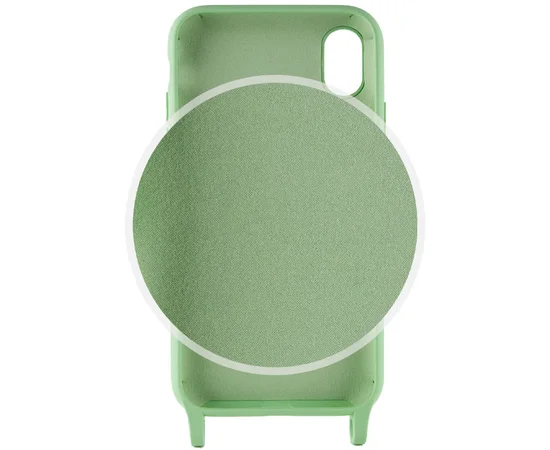 Чехол TPU two straps California для Apple iPhone XR (6.1") Зеленый / Pistachio