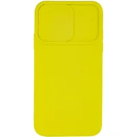 Чехол Camshield Square TPU со шторкой для камеры для Apple iPhone XR (6.1") Желтый