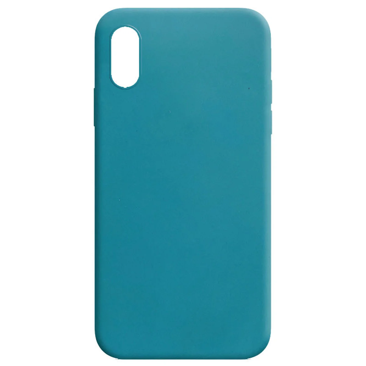 Силиконовый чехол Candy для Apple iPhone XR (6.1") Синий / Powder Blue