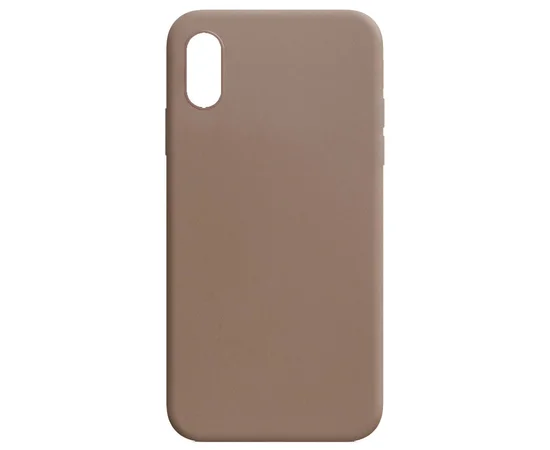 Силиконовый чехол Candy для Apple iPhone XR (6.1") Коричневый