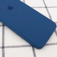 Чохол Silicone Case Square Full Camera Protective (AA) для Apple iPhone XR (6.1 ") Синій / Navy blue