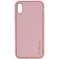 Шкіряний чохол Xshield для Apple iPhone XR (6.1 ") Рожевий / Pink