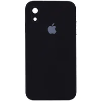 Чехол Silicone Case Square Full Camera Protective (AA) для Apple iPhone XR (6.1") Черный / Black