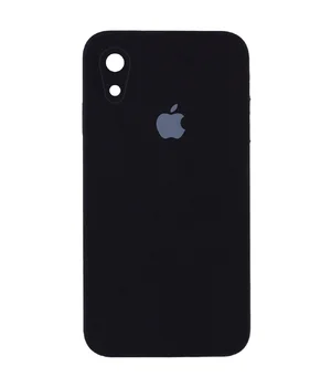 Чохол Silicone Case Square Full Camera Protective (AA) для Apple iPhone XR (6.1 ") Чорний / Black
