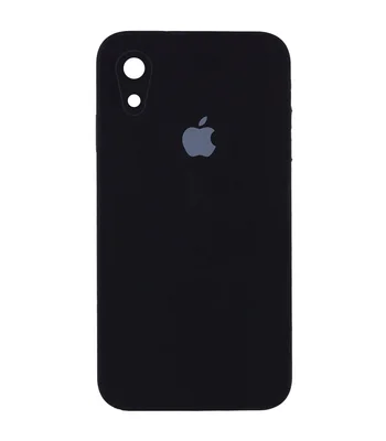 Чохол Silicone Case Square Full Camera Protective (AA) для Apple iPhone XR (6.1 ") Чорний / Black