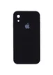 Чохол Silicone Case Square Full Camera Protective (AA) для Apple iPhone XR (6.1 ") Чорний / Black