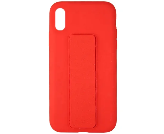 Чехол Silicone Case Hand Holder для Apple iPhone XR (6.1") Красный / Red