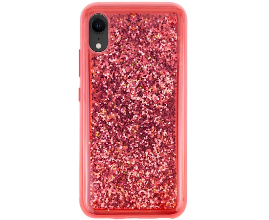 TPU+PC чехол Sparkle (glitter) для Apple iPhone XR (6.1") Красный