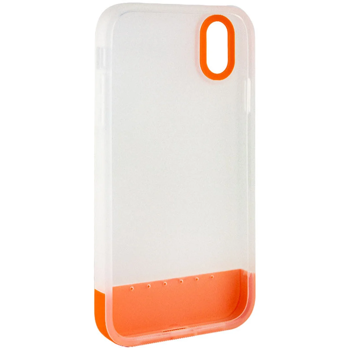 Чехол TPU+PC Bichromatic для Apple iPhone XR (6.1") Matte / Orange