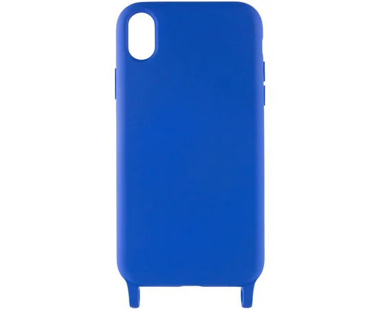 Чехол TPU two straps California для Apple iPhone XR (6.1") Синий / Iris
