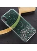 TPU чехол Star Glitter для Apple iPhone XR (6.1") Прозрачный / Мятный