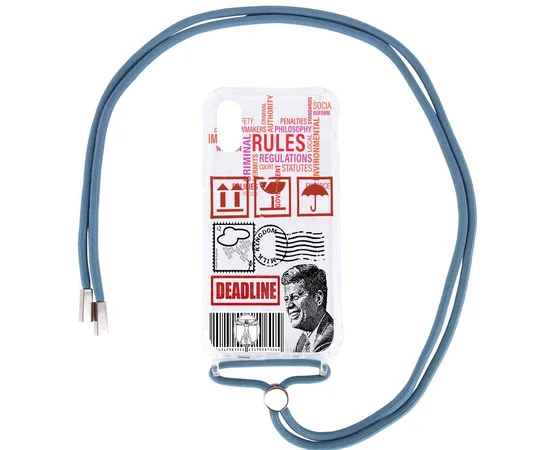 Чехол TPU Crossbody Street Style для Apple iPhone XR (6.1") Kenedy / Зеленый / Pine green