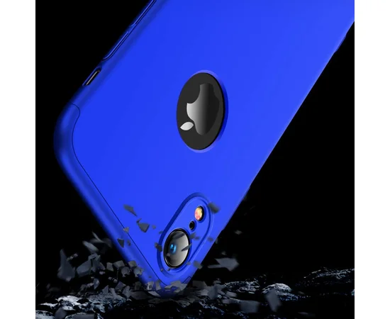 Пластиковая накладка GKK LikGus 360 градусов для Apple iPhone XR (6.1") Синий