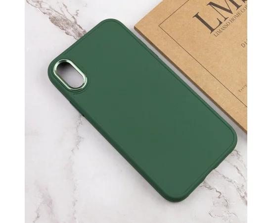 TPU чехол Bonbon Metal Style для Apple iPhone XR (6.1") Зеленый / Army green