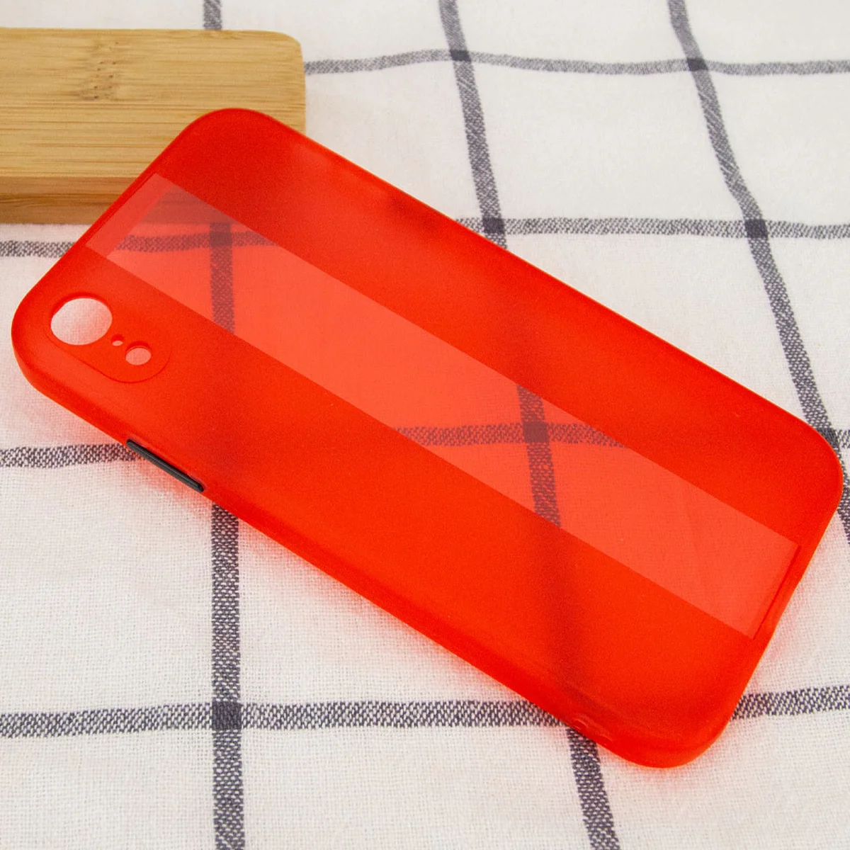 Чехол TPU Glossy Line Full Camera для Apple iPhone XR (6.1") Красный