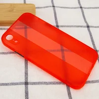 Чехол TPU Glossy Line Full Camera для Apple iPhone XR (6.1") Красный
