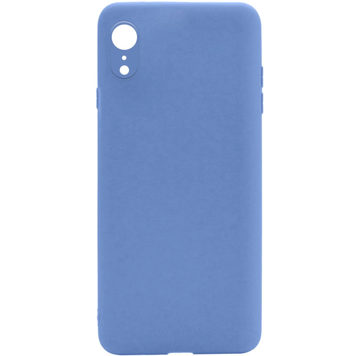 Силиконовый чехол Candy Full Camera для Apple iPhone XR (6.1") Голубой / Mist blue