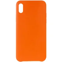 Кожаный чехол AHIMSA PU Leather Case (A) для Apple iPhone XR (6.1") Оранжевый