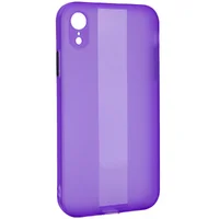 Чохол TPU Glossy Line Full Camera для Apple iPhone XR (6.1 ") Бузковий