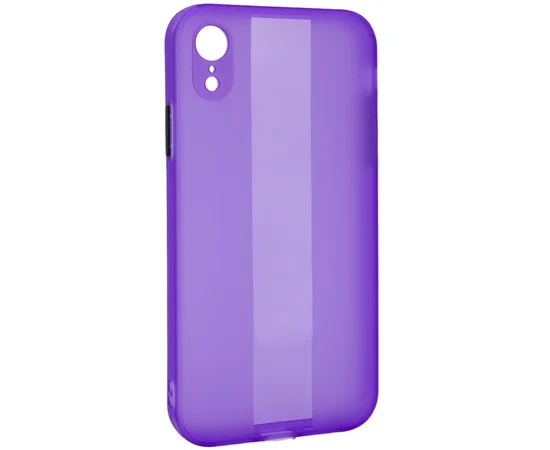 Чехол TPU Glossy Line Full Camera для Apple iPhone XR (6.1") Сиреневый