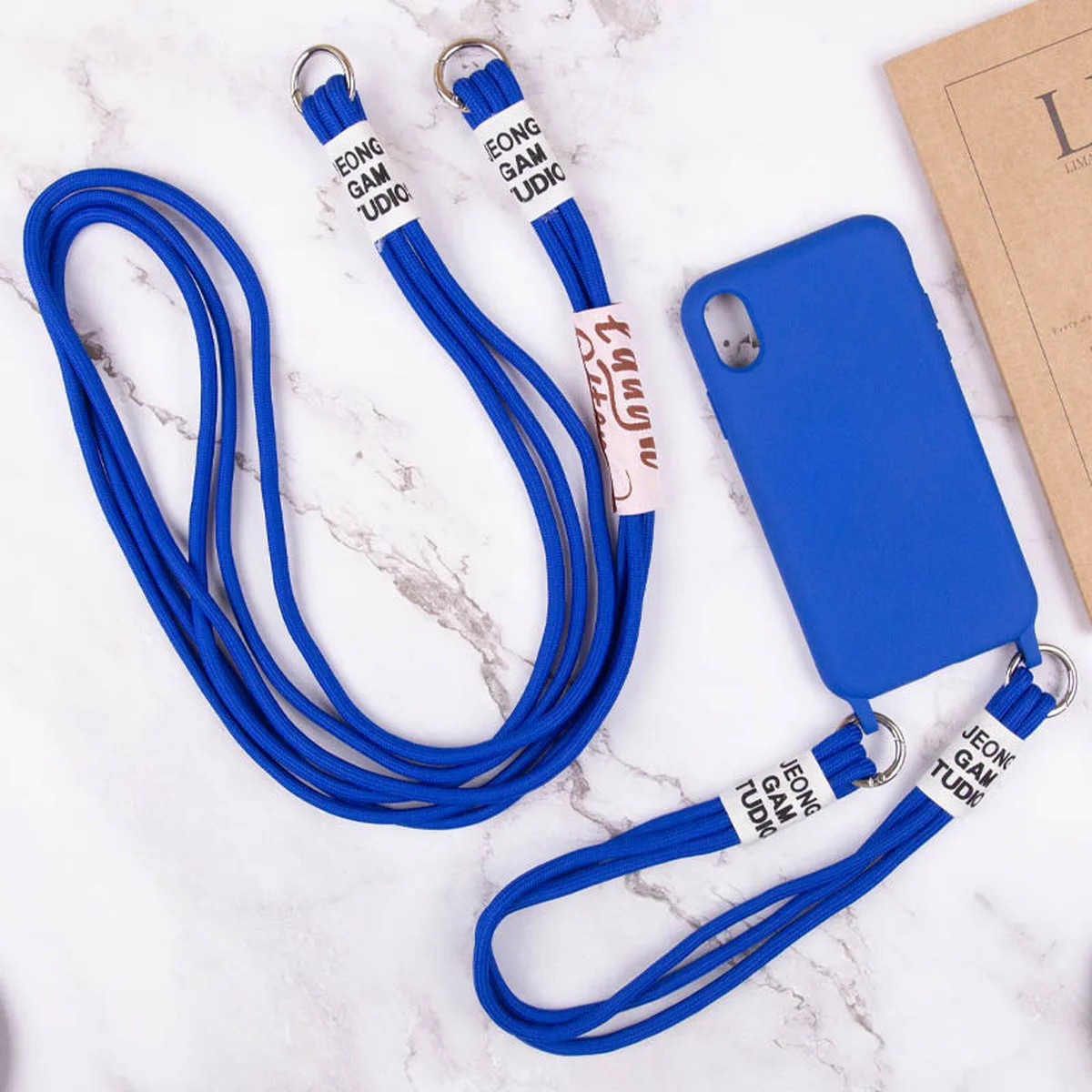 Чехол TPU two straps California для Apple iPhone XR (6.1") Синий / Iris