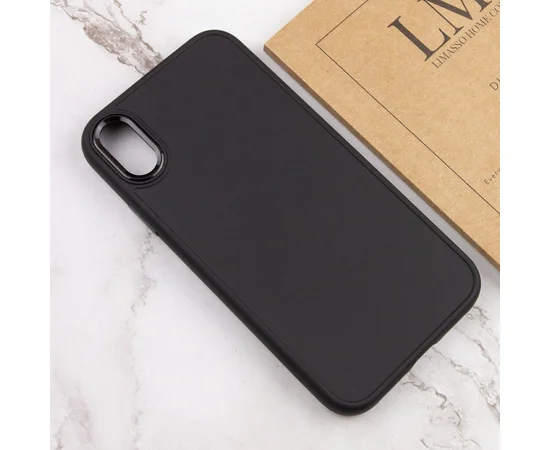 TPU чехол Bonbon Metal Style для Apple iPhone XR (6.1") Черный / Black