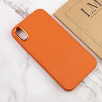 TPU чехол Bonbon Metal Style для Apple iPhone XR (6.1") Оранжевый / Papaya