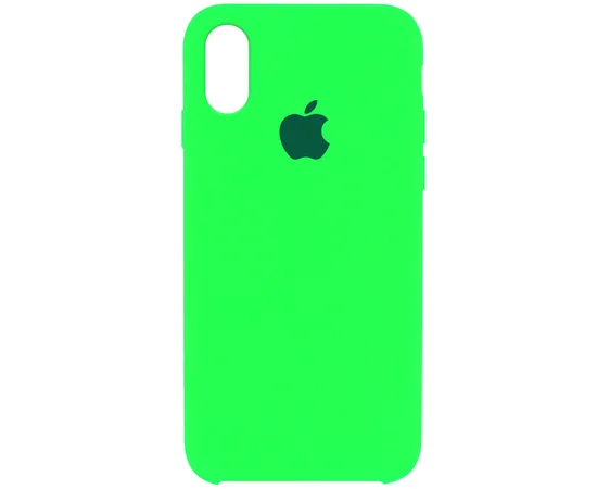 Чехол Silicone Case (AA) для Apple iPhone XR (6.1") Салатовый / Neon Green