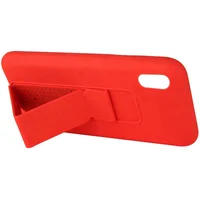Чехол Silicone Case Hand Holder для Apple iPhone XR (6.1") Красный / Red