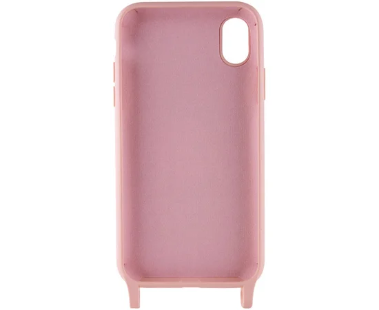 Чехол TPU two straps California для Apple iPhone XR (6.1") Розовый / Pink Sand