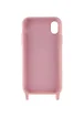 Чехол TPU two straps California для Apple iPhone XR (6.1") Розовый / Pink Sand