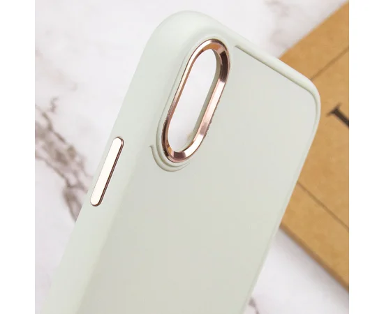TPU чехол Bonbon Metal Style для Apple iPhone XR (6.1") Белый / White