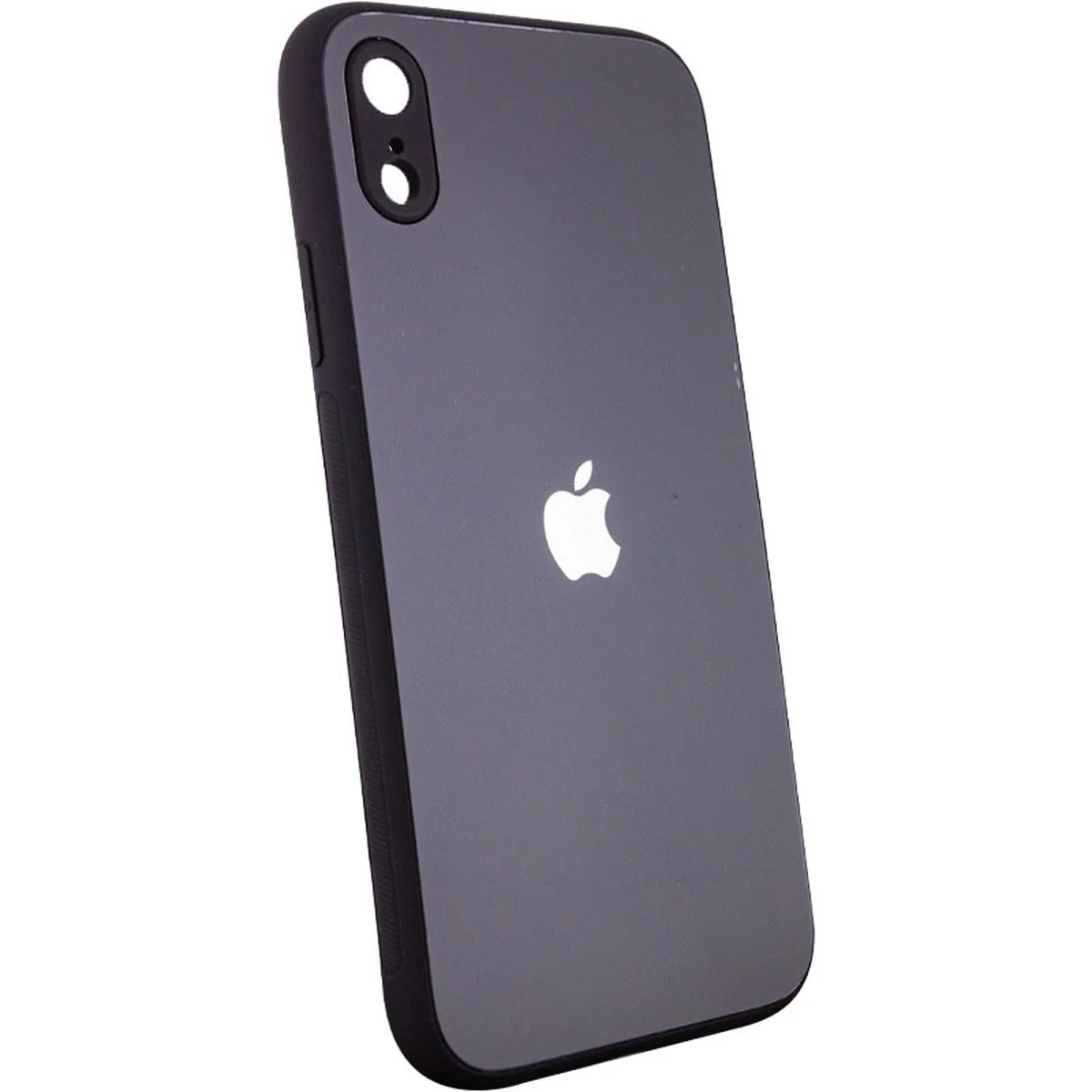 TPU+Glass чехол Matte Candy Full camera для Apple iPhone XR (6.1") Черный