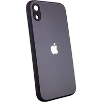 TPU+Glass чехол Matte Candy Full camera для Apple iPhone XR (6.1") Черный