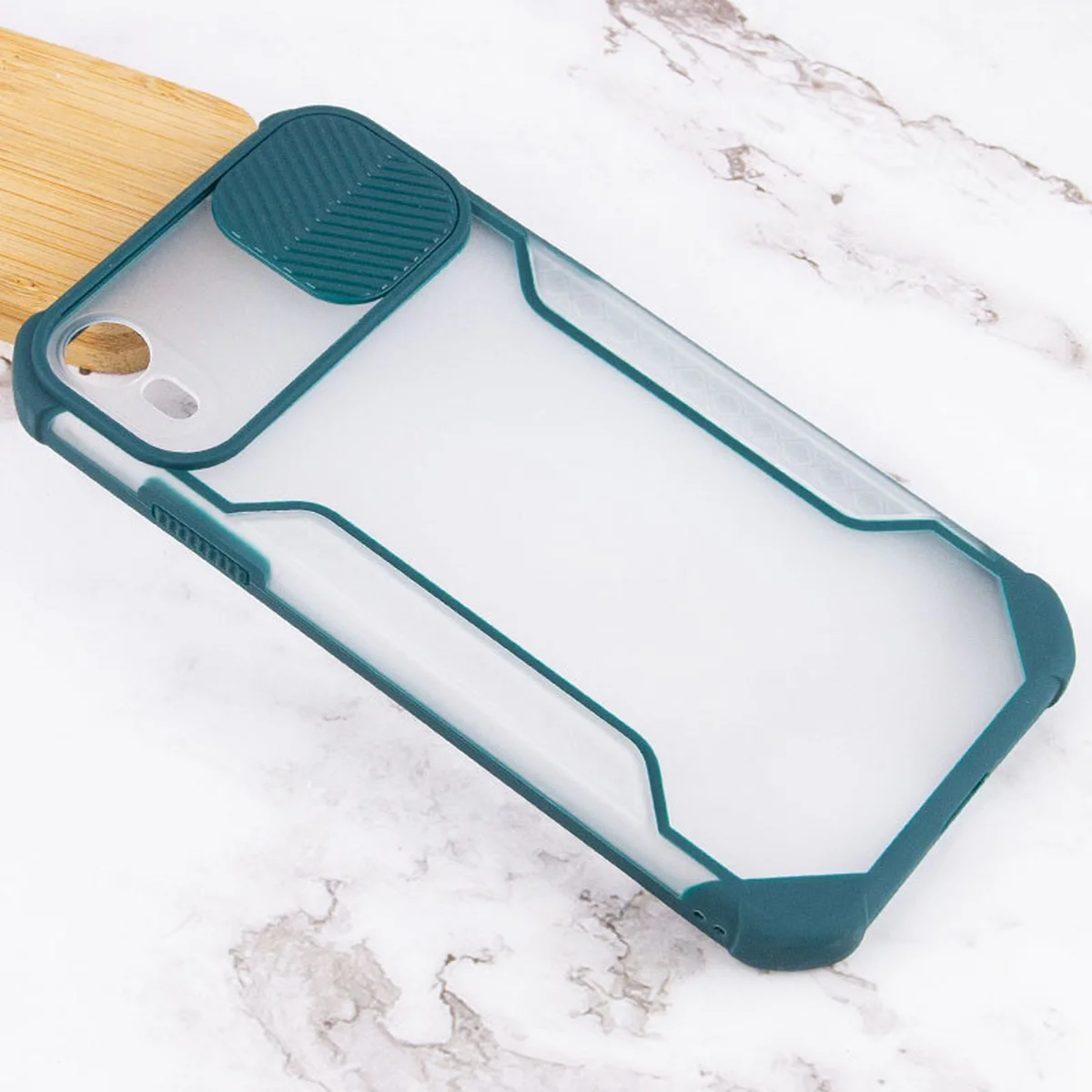 Чехол Camshield matte Ease TPU со шторкой для Apple iPhone XR (6.1") Зеленый