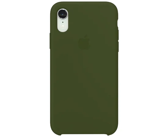 Чехол Silicone Case (AA) для Apple iPhone XR (6.1") Зеленый / Army green