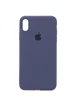 Чехол Silicone Case Full Protective (AA) для Apple iPhone XR (6.1") Темный Синий / Midnight Blue