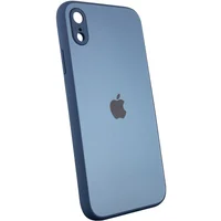 TPU+Glass чехол Matte Candy Full camera для Apple iPhone XR (6.1") Синий