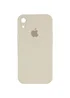 Чохол Silicone Case Square Full Camera Protective (AA) Apple iPhone XR (6.1") Бежевий / Antigue White