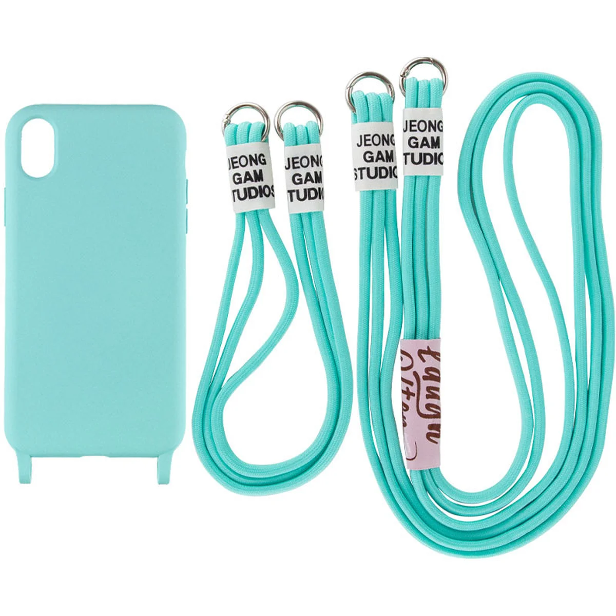 Чехол TPU two straps California для Apple iPhone XR (6.1") Бирюзовый / Marine Green