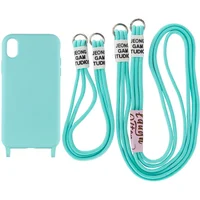 Чехол TPU two straps California для Apple iPhone XR (6.1") Бирюзовый / Marine Green