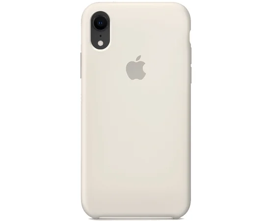 Чехол Silicone Case (AA) для Apple iPhone XR (6.1") Бежевый / Creamy White