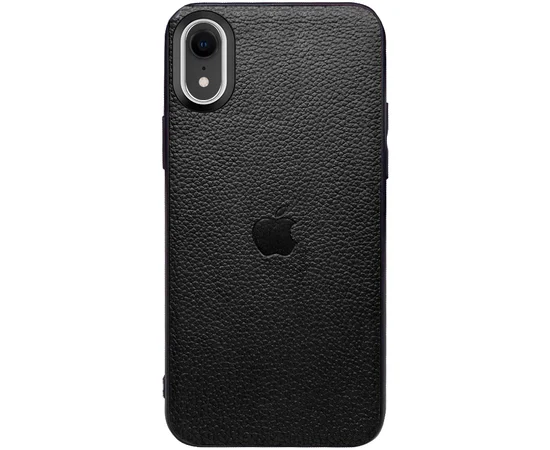 Кожаная накладка Epic Vivi Logo series для Apple iPhone XR (6.1") Черный