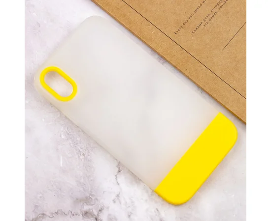 Чехол TPU+PC Bichromatic для Apple iPhone XR (6.1") Matte / Yellow