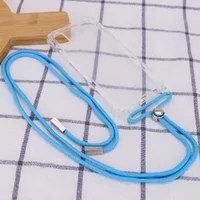 Чехол TPU Crossbody Transparent для Apple iPhone XR (6.1") Голубой