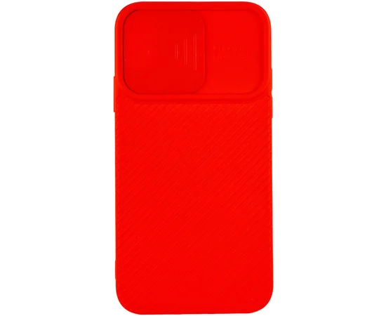 Чехол Camshield Square TPU со шторкой для камеры для Apple iPhone XR (6.1") Красный