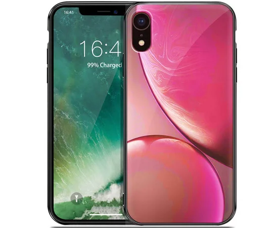 TPU+Glass чехол Planet для Apple iPhone XR (6.1") Красный